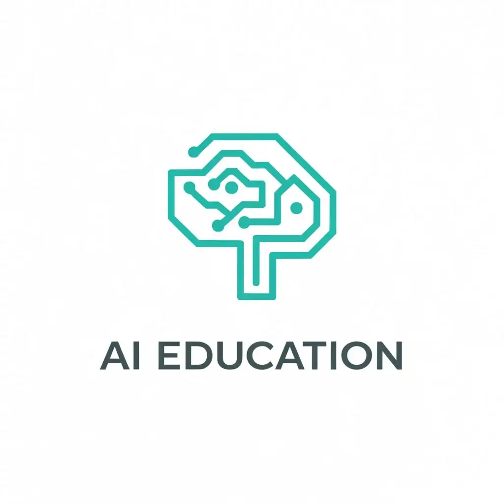 a logo design,with the text "AI education", main symbol:TO,Moderate,be used in Technology industry,clear background