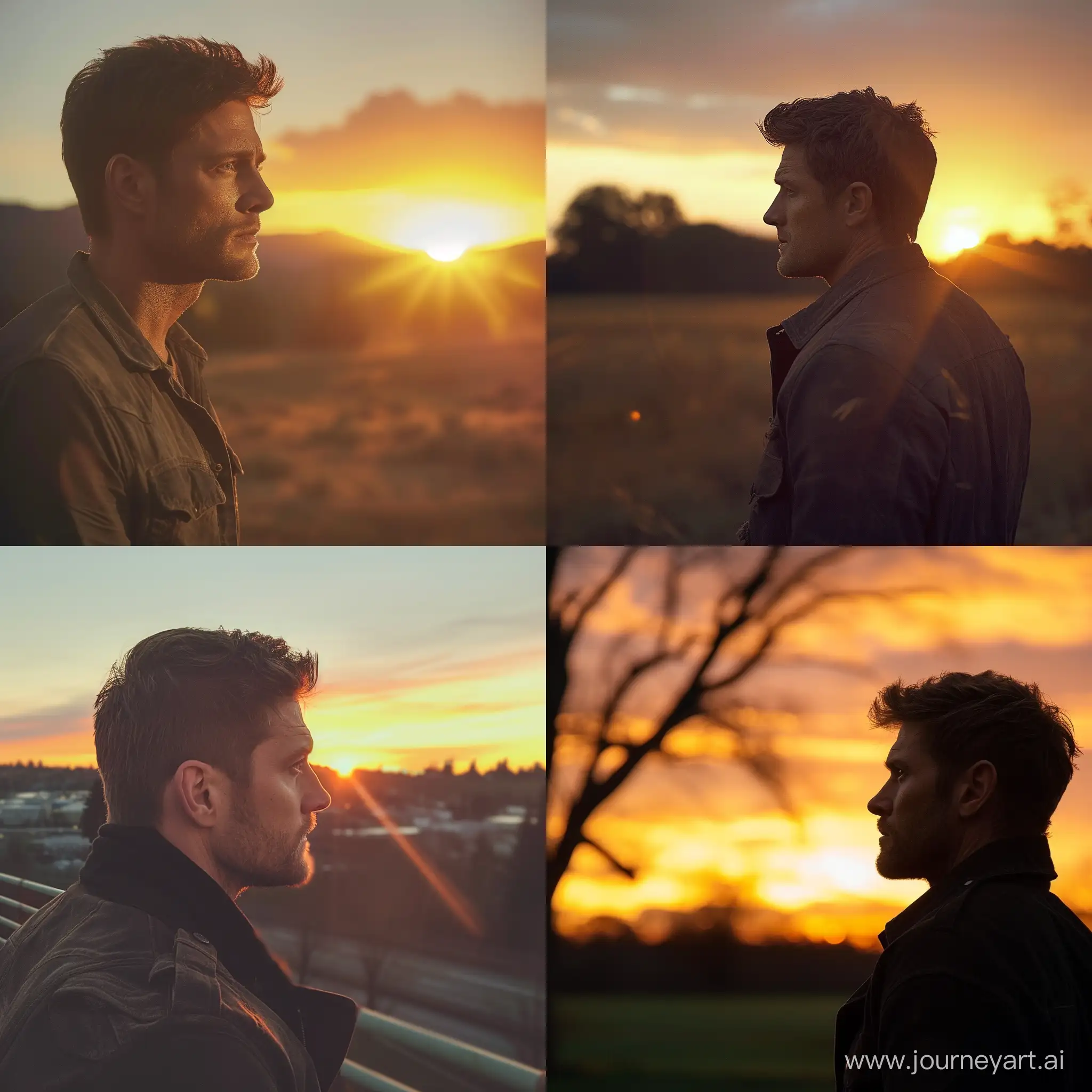 Dean-Winchester-Contemplating-Sunset