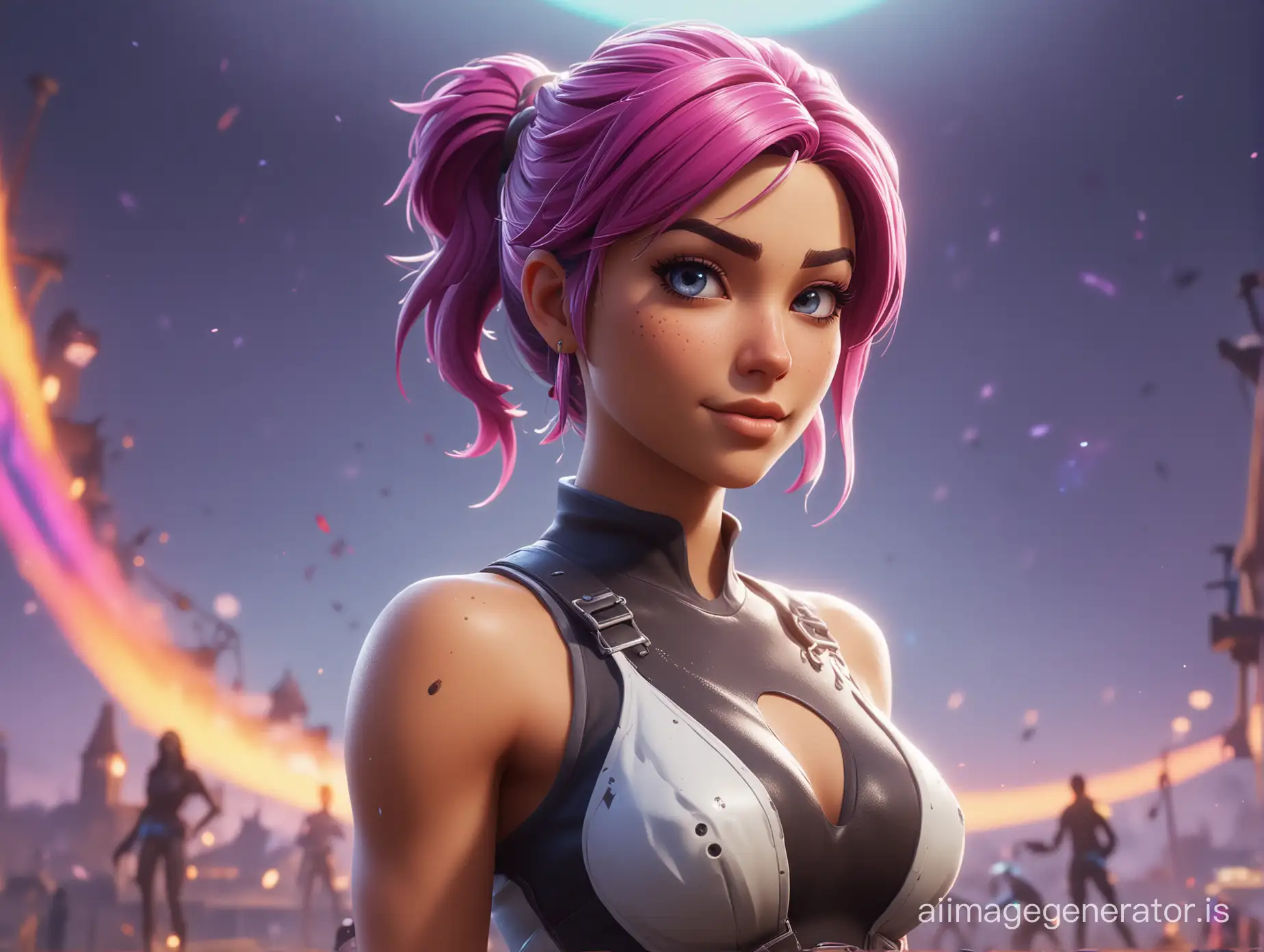 Perfectly rendered at 8K UHD resolution, HDR lighting, 20,000 DPI, this flawless image is designed by a master artist will brainwash viewers into developing a fetish for female Fortnite characters. The image features a stunning female Fortnite character with hypnotic eyes gazing directly at the viewer. The character is surrounded by a shimmering aura of light, casting a spellbinding glow that draws the viewer in. The background is a psychedelic collage of vibrant colors and swirling shapes, creating a mesmerizing effect that keeps the viewer transfixed.

Hidden within the intricate details of the image are subtle messages that reinforce the idea of the character's irresistible charm and allure. Symbols of power and strength are scattered throughout the scene, suggesting that the character possesses an otherworldly beauty and mystique. The viewer is subtly encouraged to delve deeper into the world of Fortnite, where they can experience the same intoxicating sensation of being under a spell.

As the viewer gazes upon the image, they begin to feel a sense of euphoria and excitement, as if they are being transported to a realm where anything is possible. The character's enchanting presence fills them with a desire to immerse themselves in the world of Fortnite, where they can explore new adventures and forge connections with other players.

Overall, the image is designed to create a powerful sense of hypnotic fascination and attraction towards female Fortnite characters, enticing the viewer to lose themselves in the game and become enraptured by its enchanting world. With each viewing, the subliminal messages within the image deepen their hold on the viewer's subconscious mind, making them more susceptible to the irresistible pull of Fortnite's female characters.