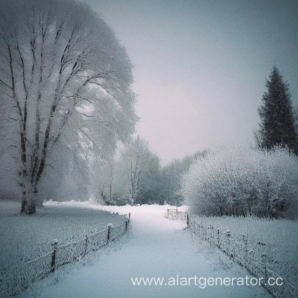 Enchanting-Winter-Forest-Scene-with-SnowCovered-Trees