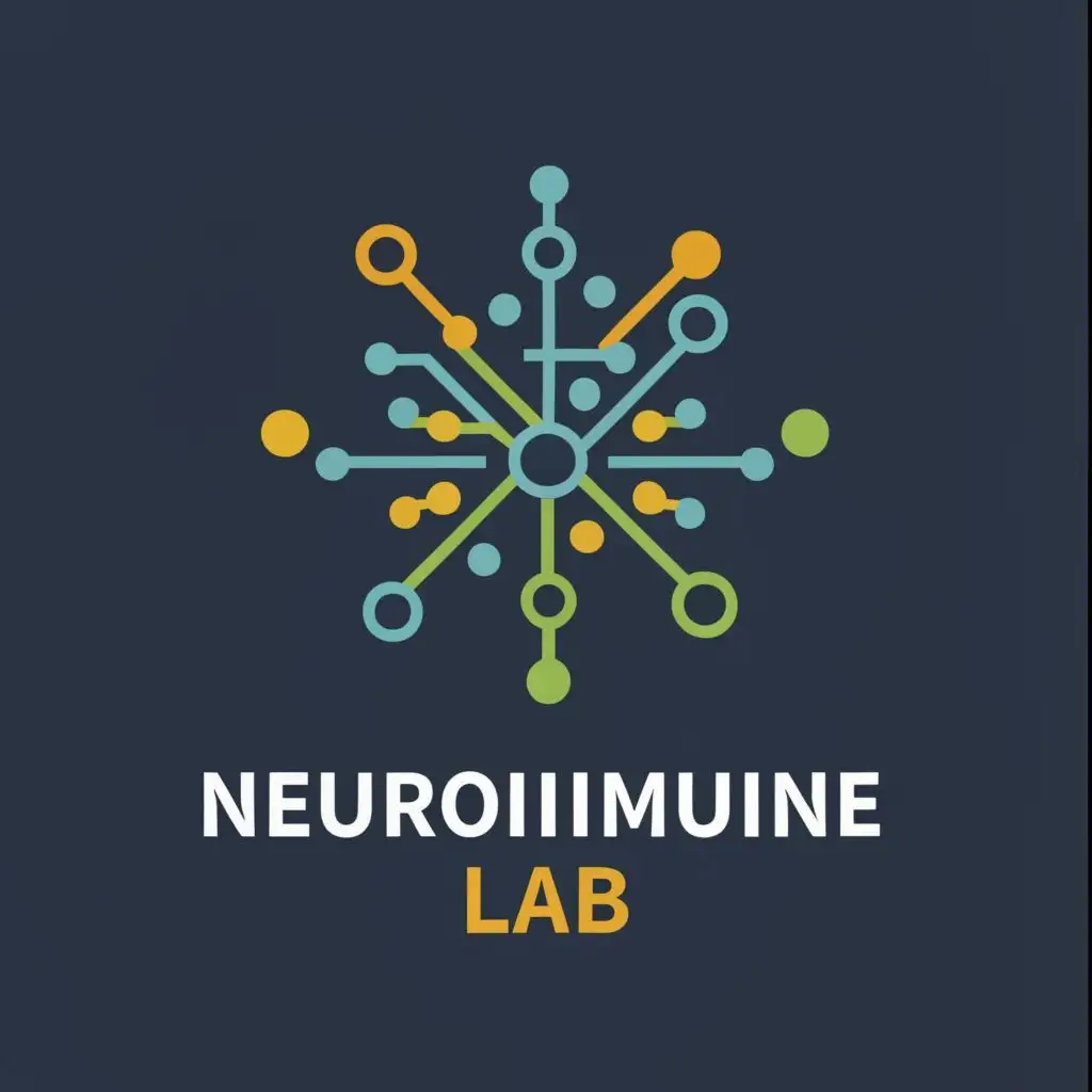 logo, Neuron, with the text "Neuroimmune Lab", typography