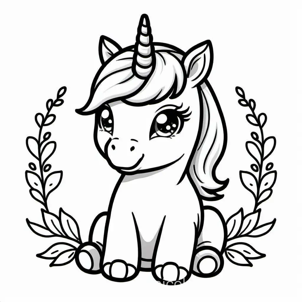 Baby-Unicorn-Coloring-Page-Simple-Line-Art-for-Kids