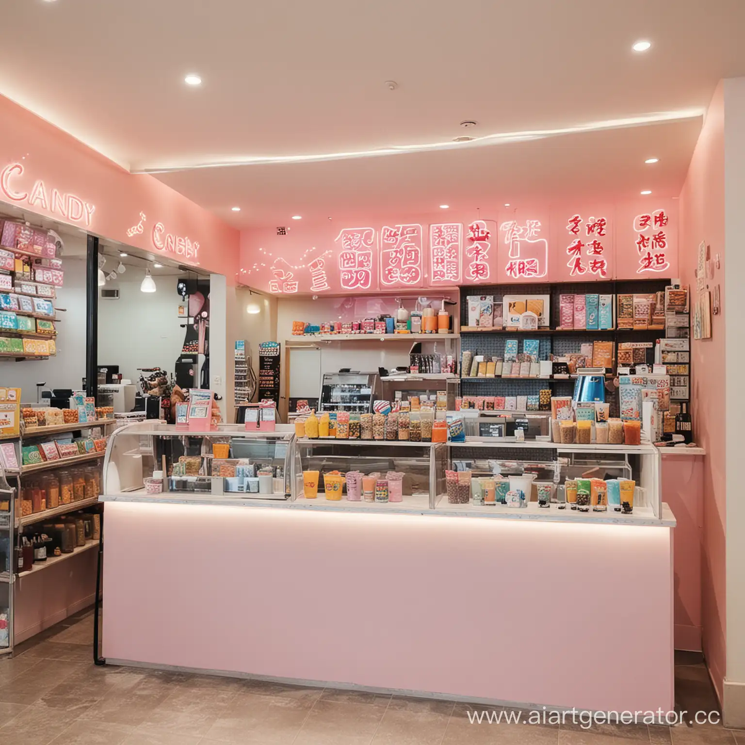 Colorful-Candy-Shop-Interior-with-Bubble-Tea-Counter