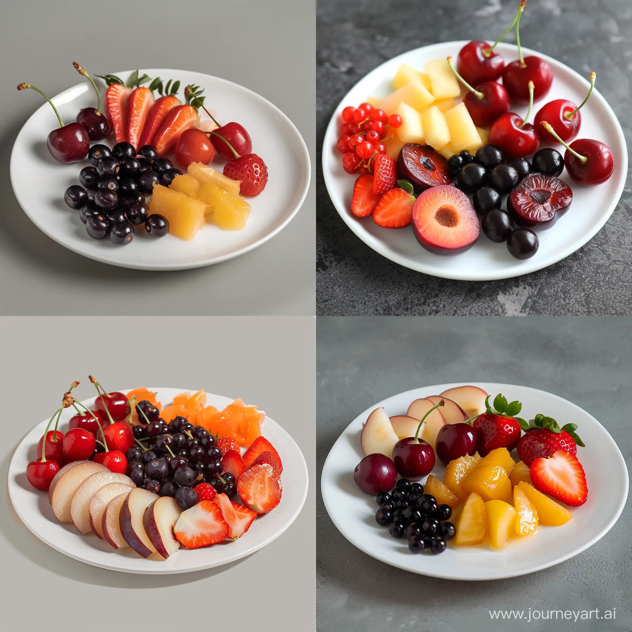 Assorted-Fresh-Berries-on-White-Plate