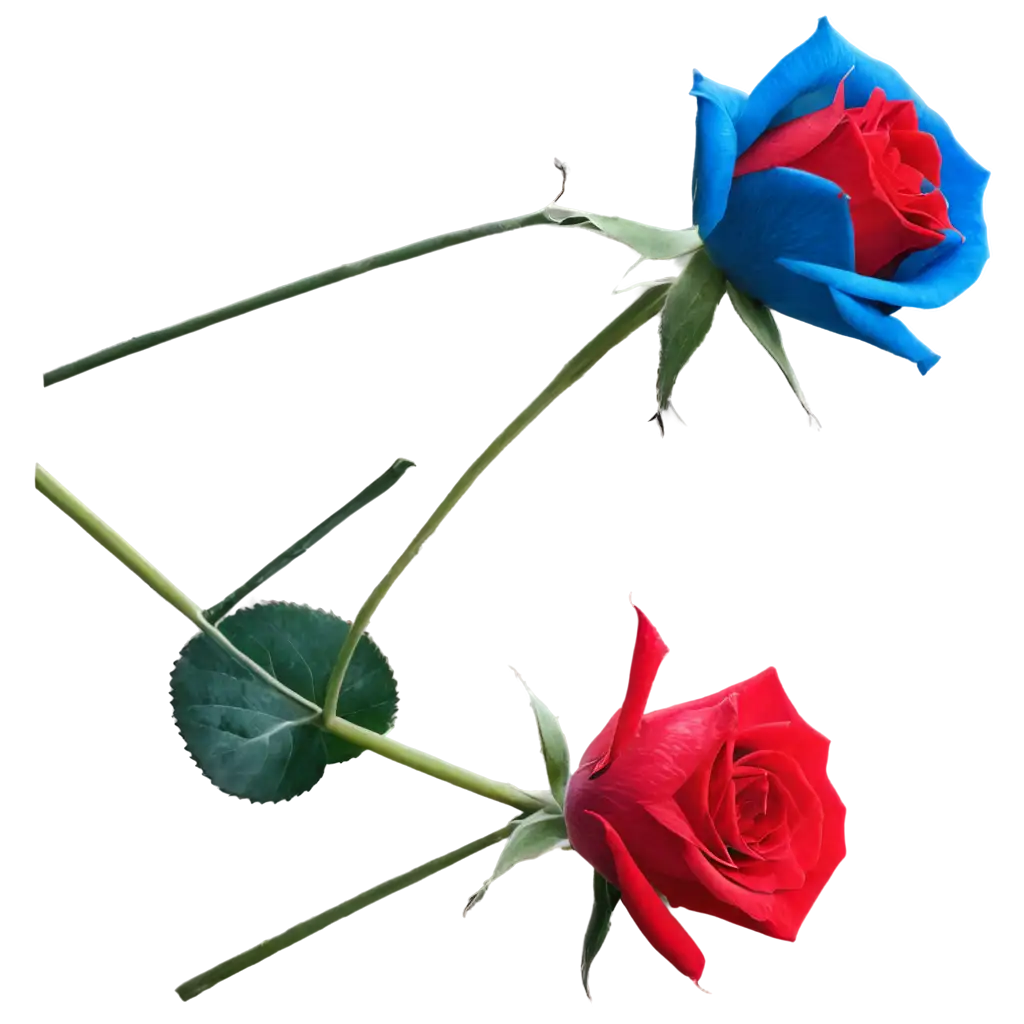 Stunning-Red-and-Blue-Rose-PNG-A-HighQuality-Visual-Masterpiece-for-Enhanced-Online-Presence
