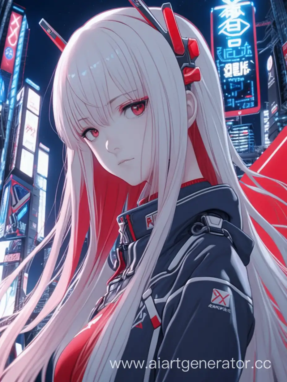 Cyberpunk-Anime-Girl-with-Long-Hair-in-Darling-in-the-Franxx-Costume