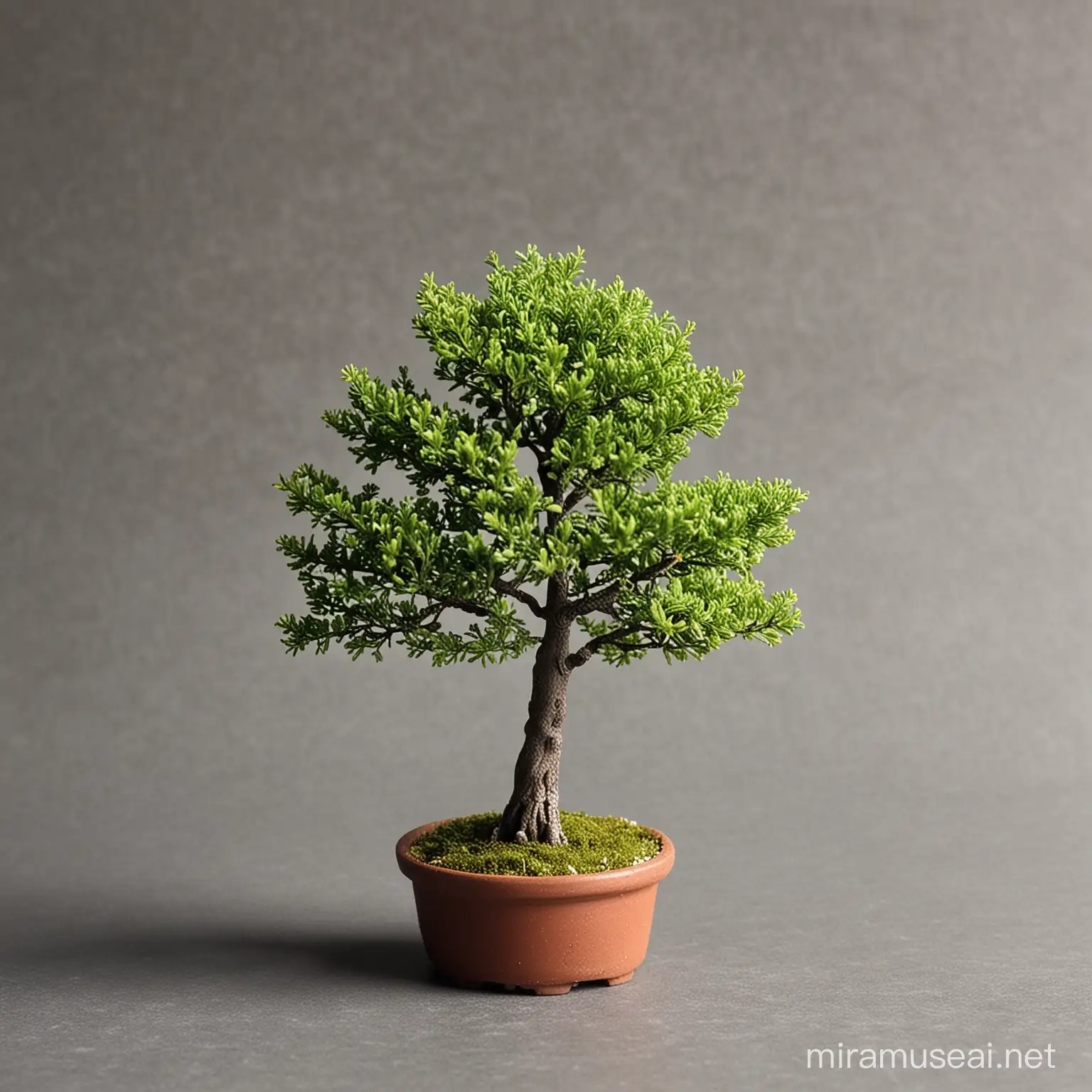 Miniature Tree in Tranquil Setting
