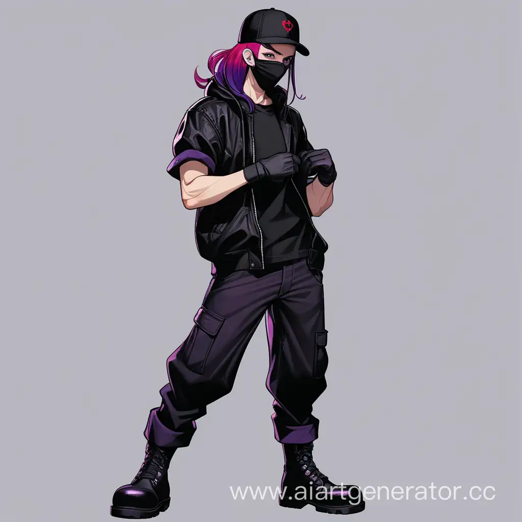 Futuristic-Cyborg-Fashion-BlackCapped-Individual-with-Modified-Forearms