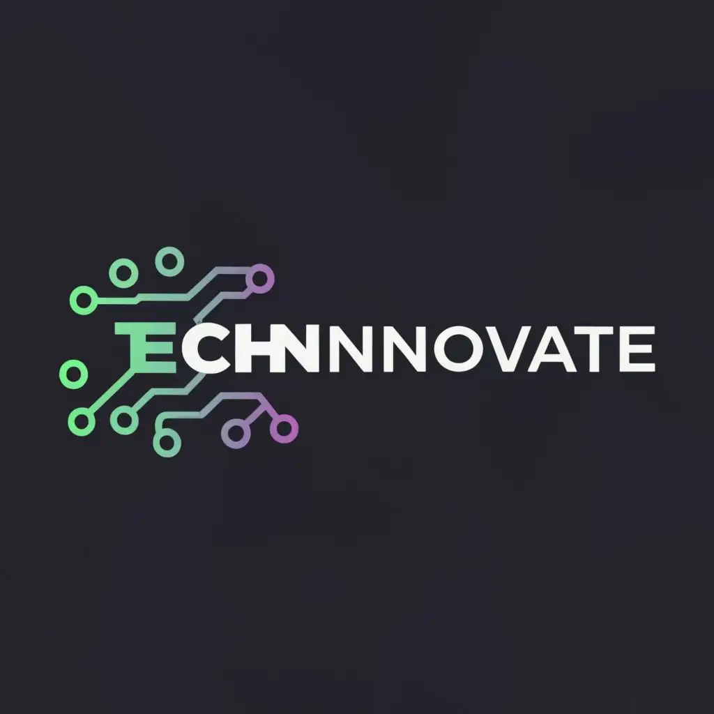 logo, Tech, with the text "Technnovate", typography, be used in Technology industry