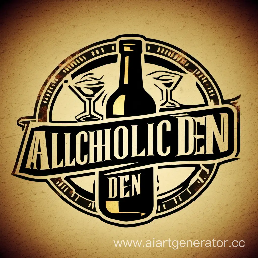 Алкогольный  притон логотип