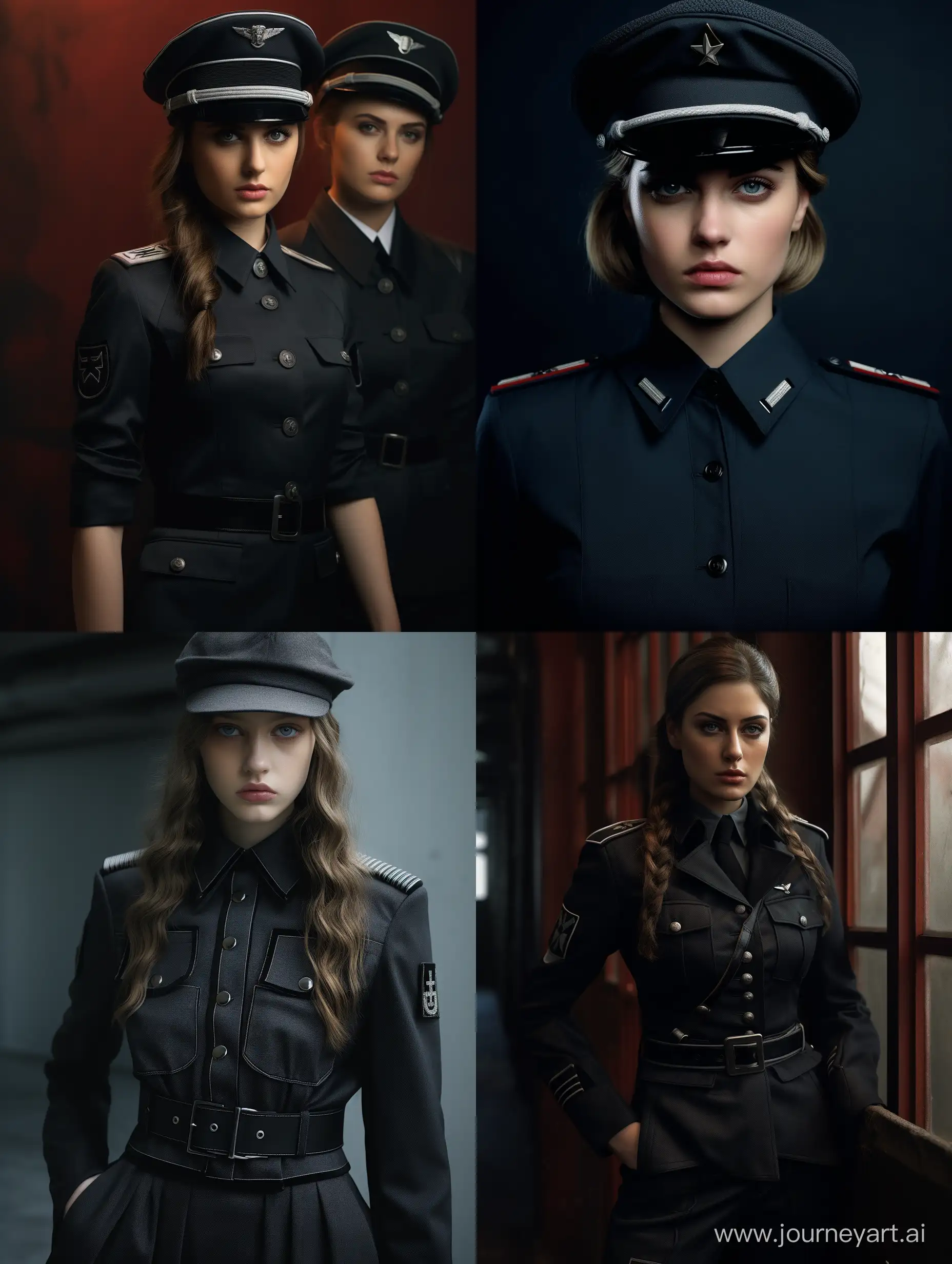 Uniform inspired by the Wehrmacht uniform
