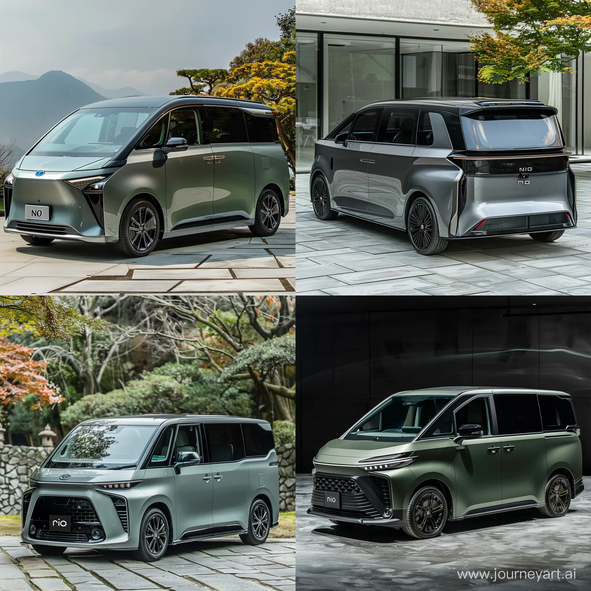 Nio новый минивэн с современным аэродинамичным дизайном на базе Toyota Noah 