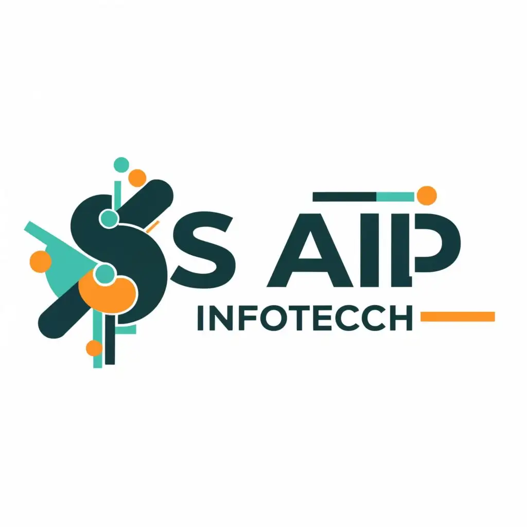 logo, SSAP infotech, with the text "SSAP infotech", typography, be used in Technology industry