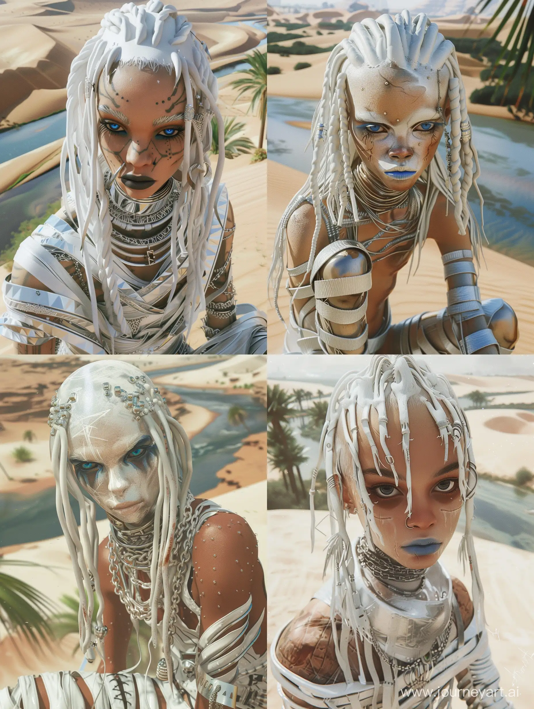 Alien-Prince-with-Silver-Braided-Hair-in-Desert-Oasis-Fantasy-Scene