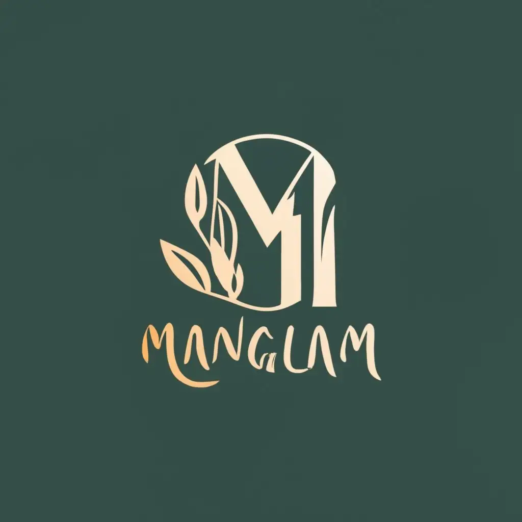 logo, ManGlam: Unveiling the Essence of Masculine Beauty, with the text "ManGlam", typography, be used in Beauty Spa industry