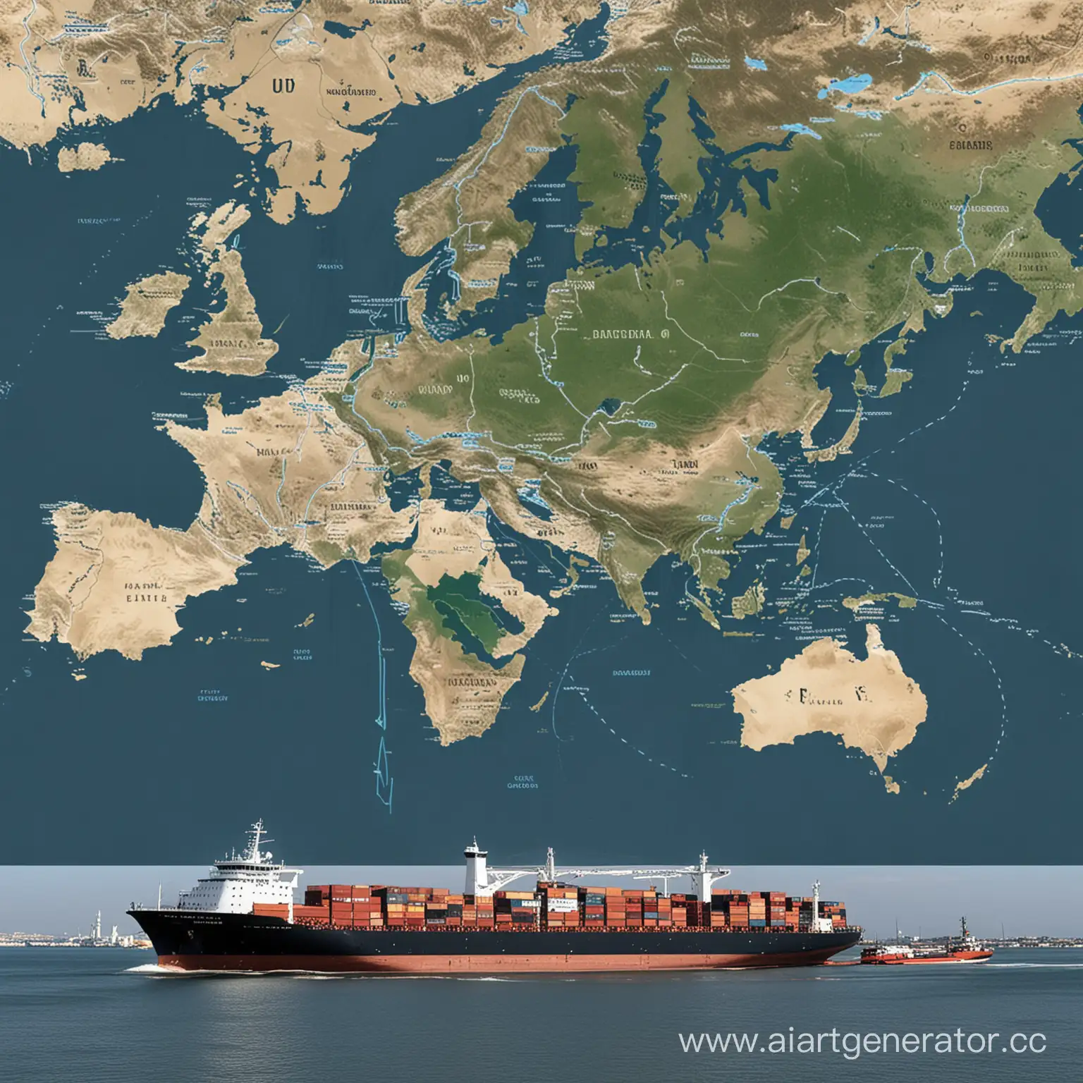 Global-Maritime-Transport-Network-International-Cargo-Delivery-Routes