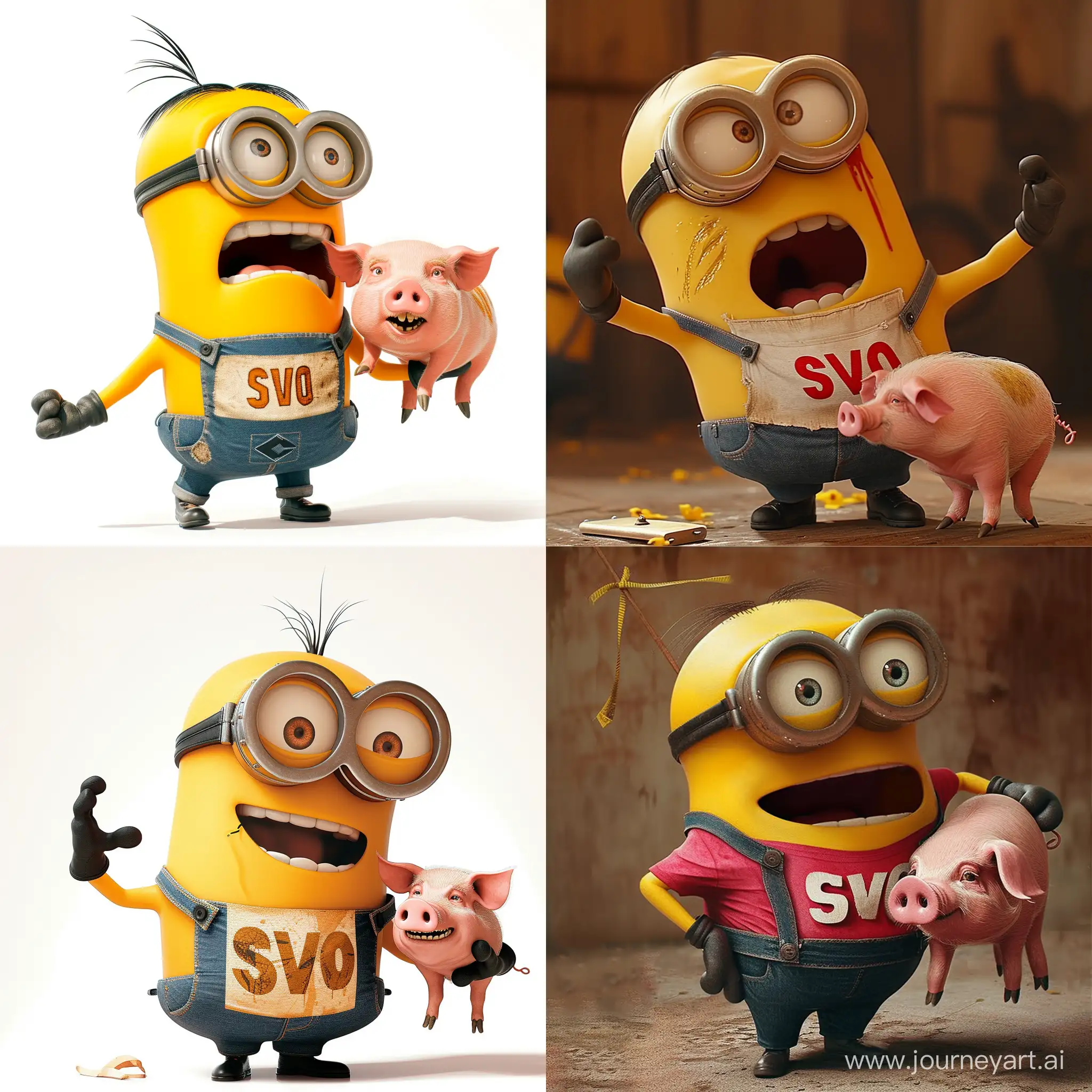 PumpedUp-Minion-Holding-SVO-Pig