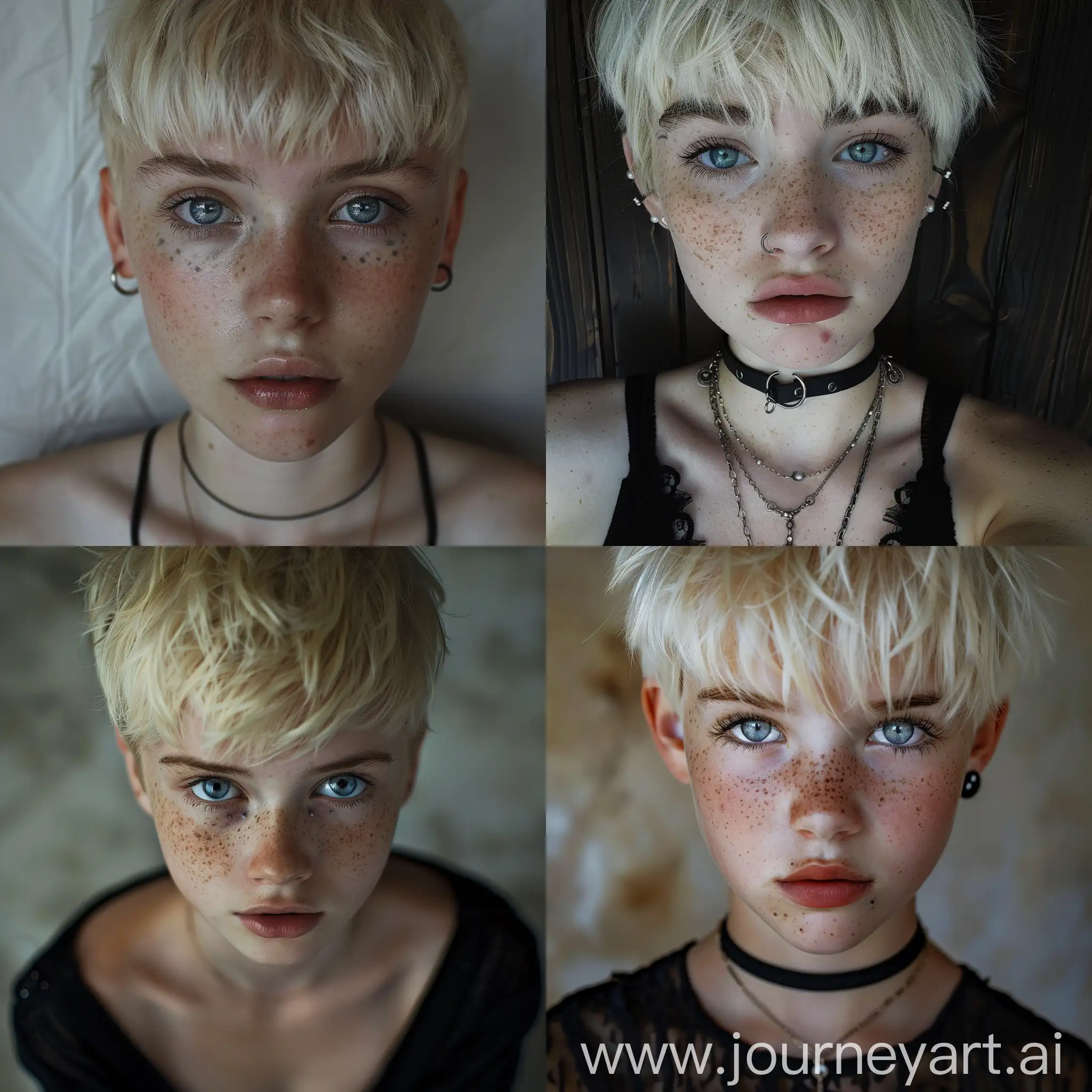 Goth-Teenage-Girl-with-Pixie-Cut-Blonde-Hair-and-Icy-Blue-Eyes