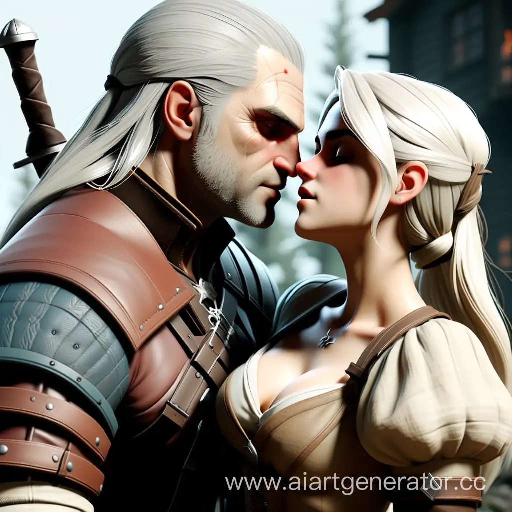 Geralt-and-Ciris-Tender-Embrace-in-Adulthood