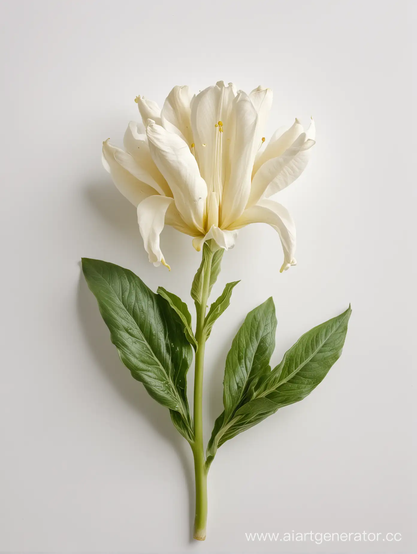 Amarnath flower on WHITE background