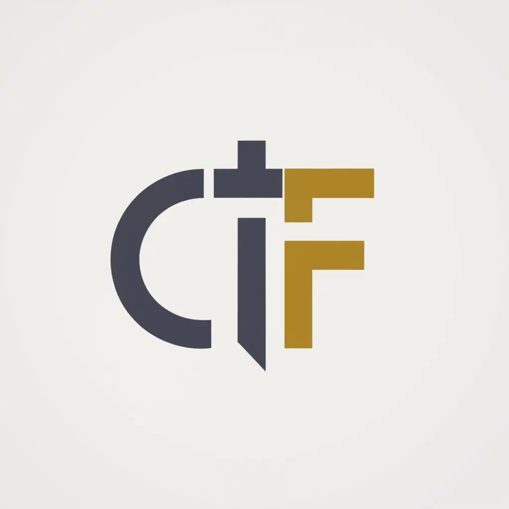 logo, CTF, with the text "CTF", typography, be used in Finance industry
