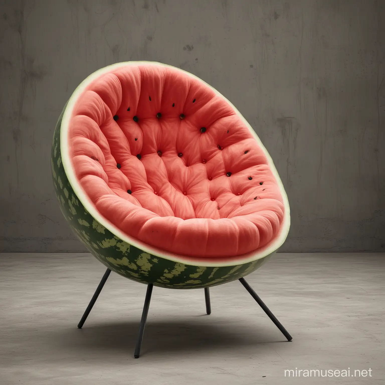 Creative Watermelon Chair Design Unique Fruitinspired Furniture