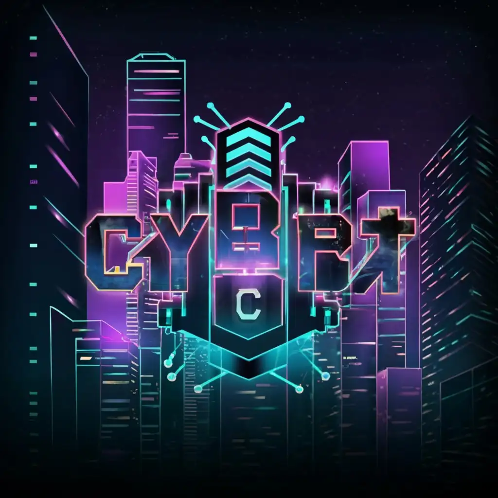 a logo design,with the text "cyber city", main symbol:CC,Moderate,be used in Entertainment industry,clear background