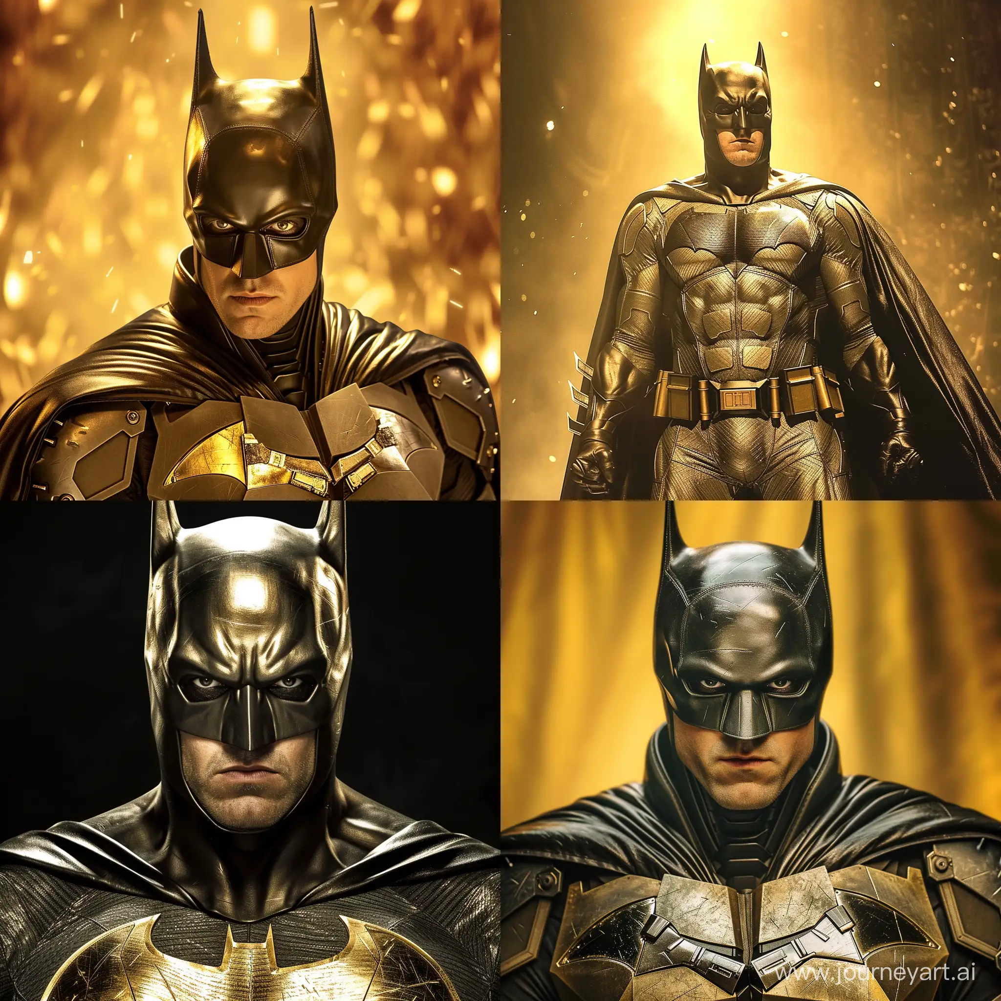Christian-Bale-Portraying-Batman-in-Majestic-Gold-Costume
