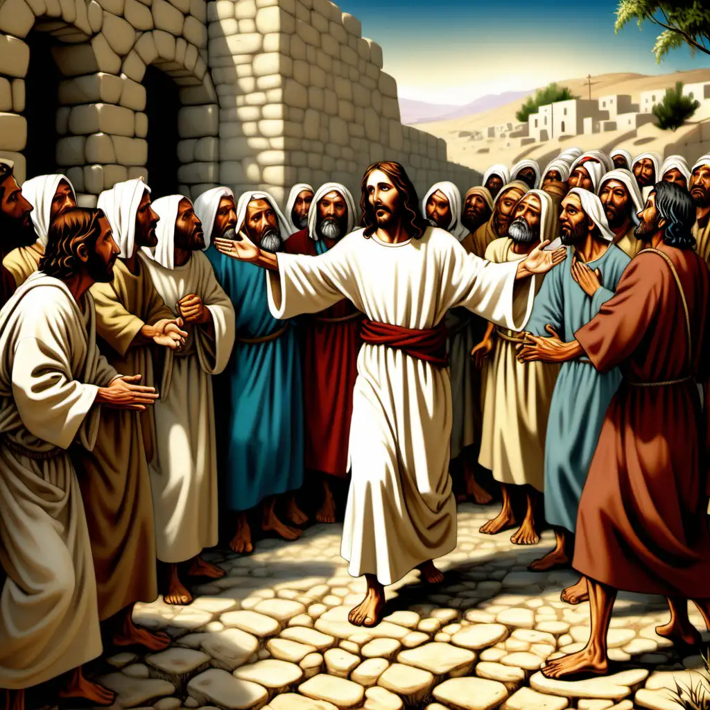Miraculous Healing Jesus Curing Ten Lepers