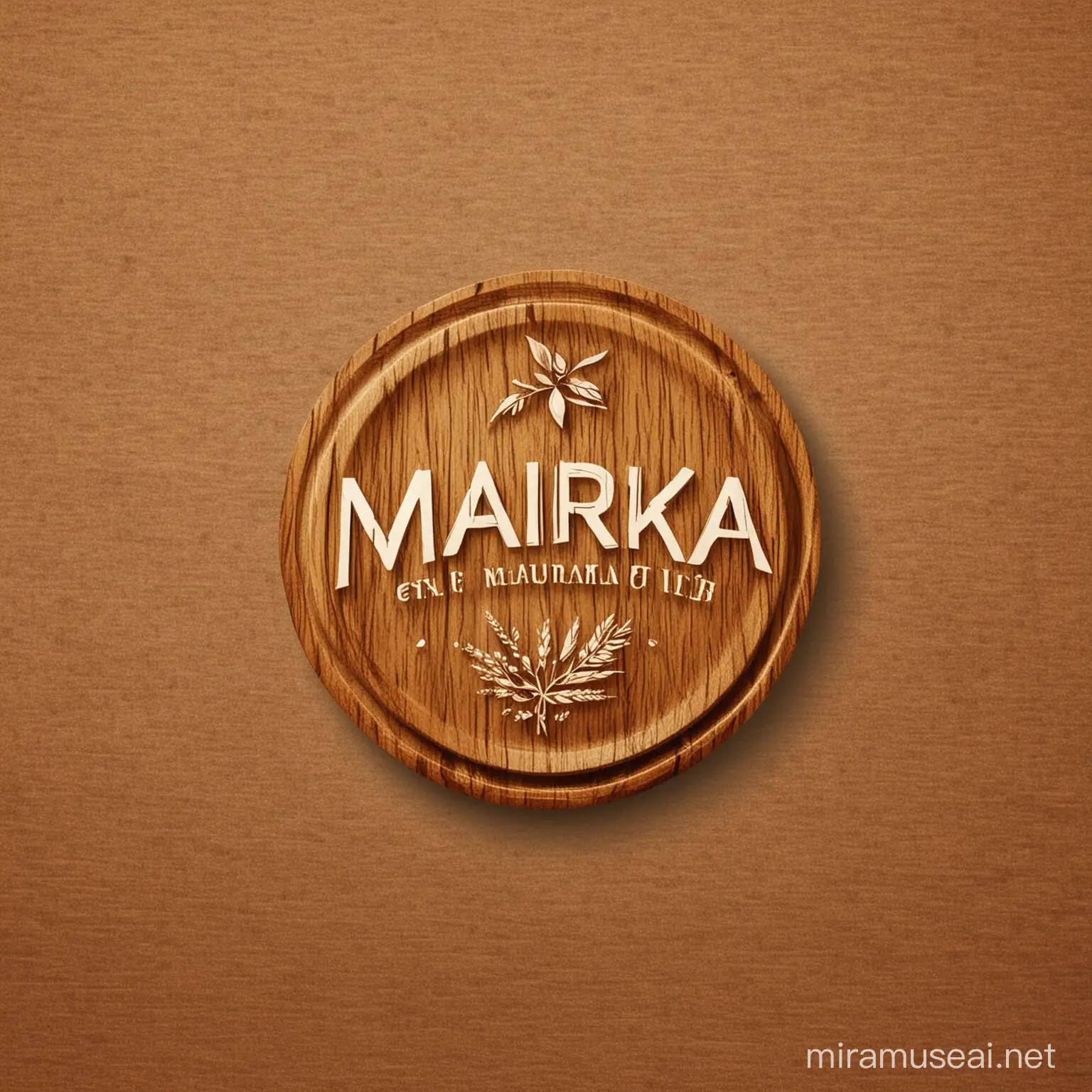 Authentic Wood Press Oil Manufacturing Company Logo MATRIKA Natural Foods