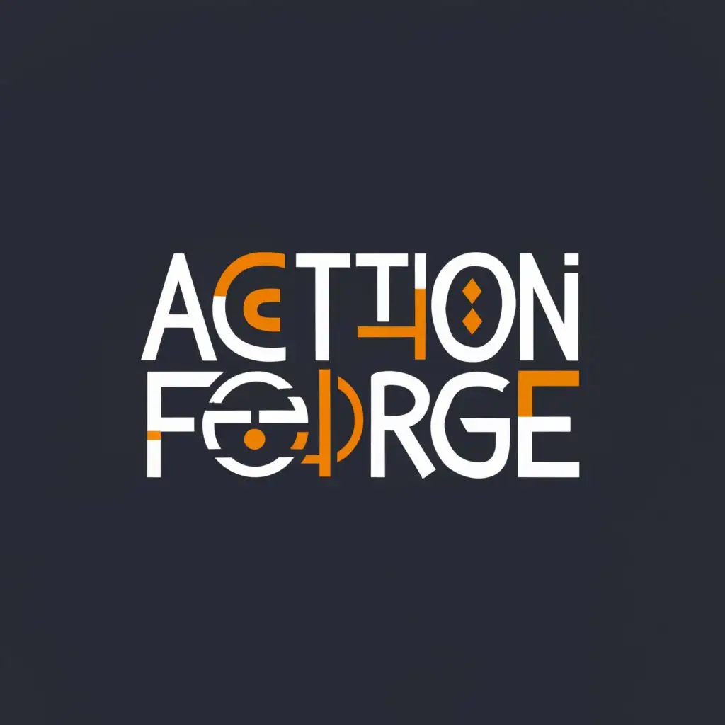 logo, Actionforge, with the text "Actionforge", typography