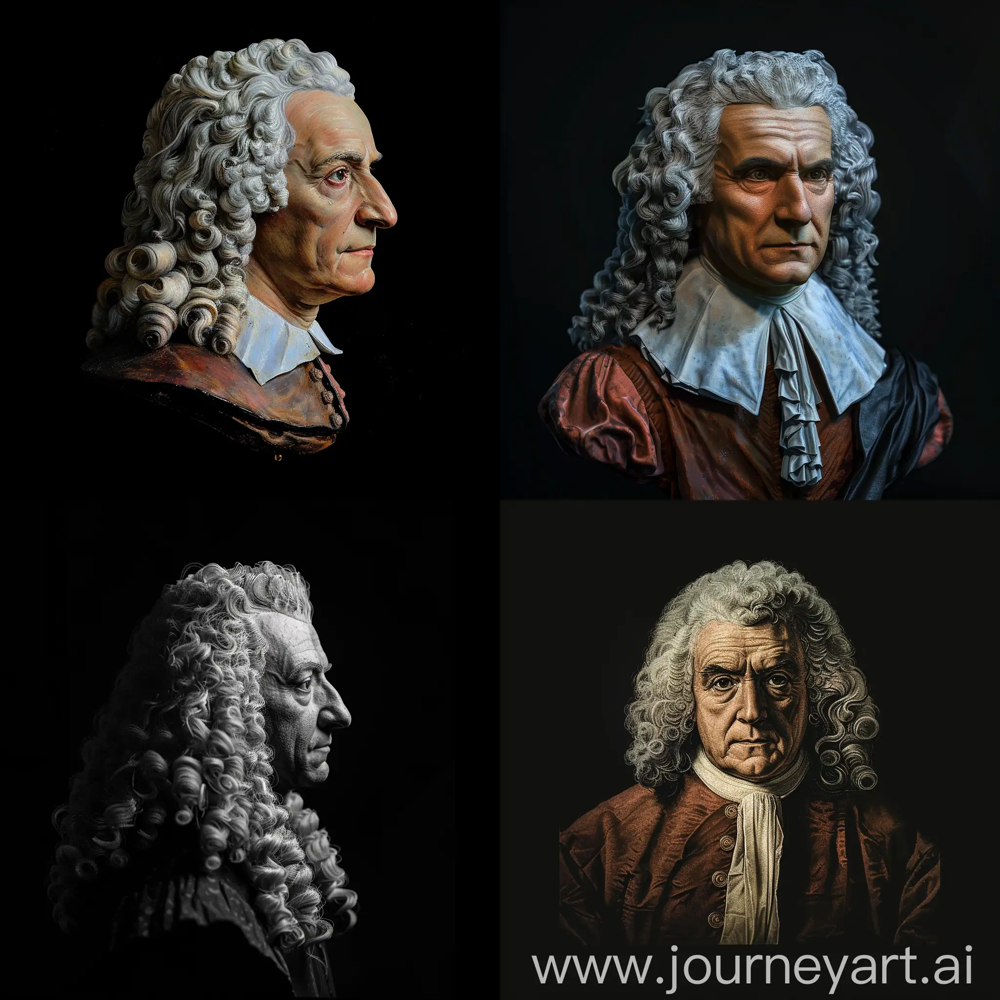 Isaac-Newton-Portrait-in-Elegant-Black-Background