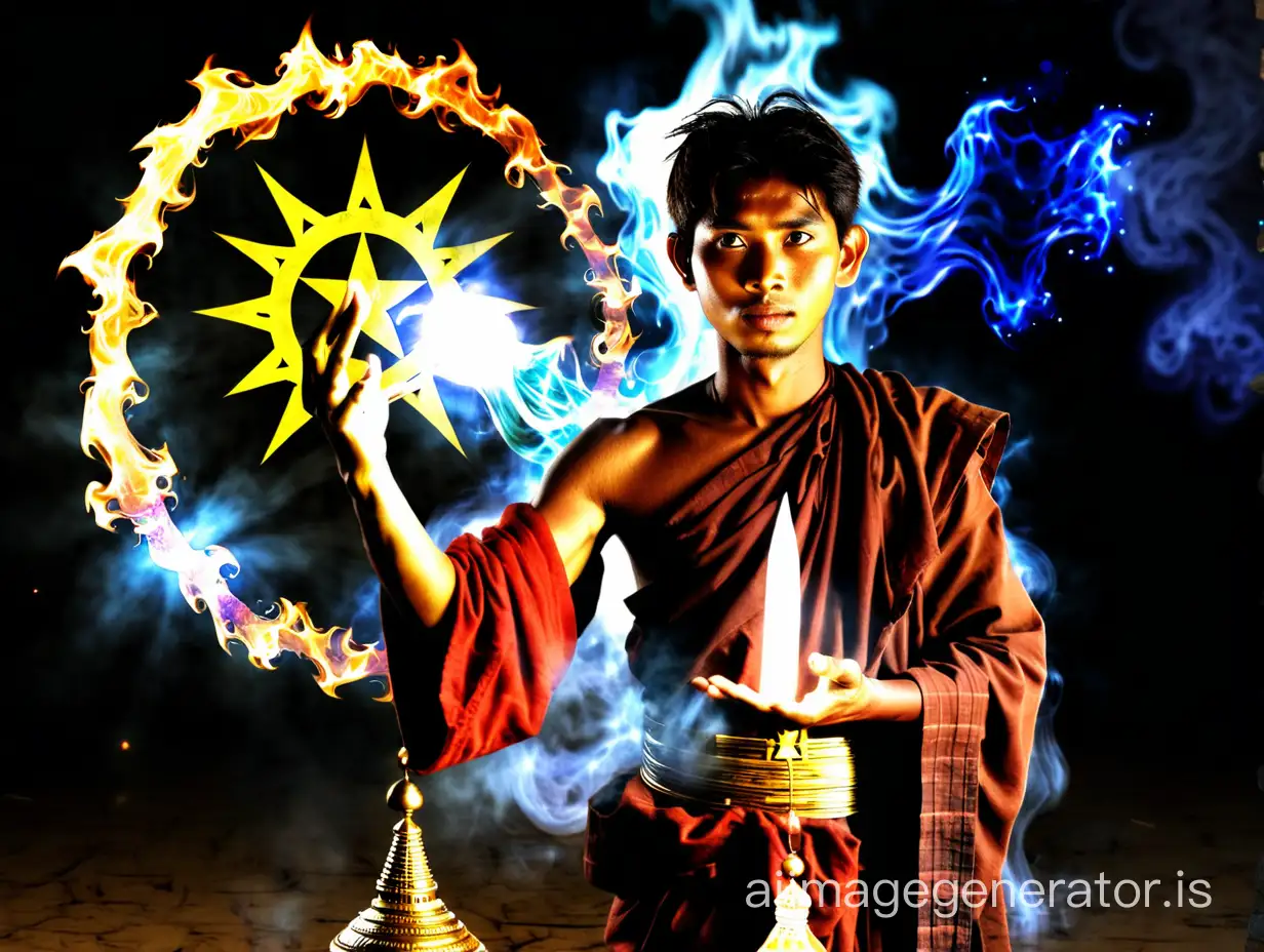 Myanmar-Waizar-Practicing-Ancient-Magic-Powers