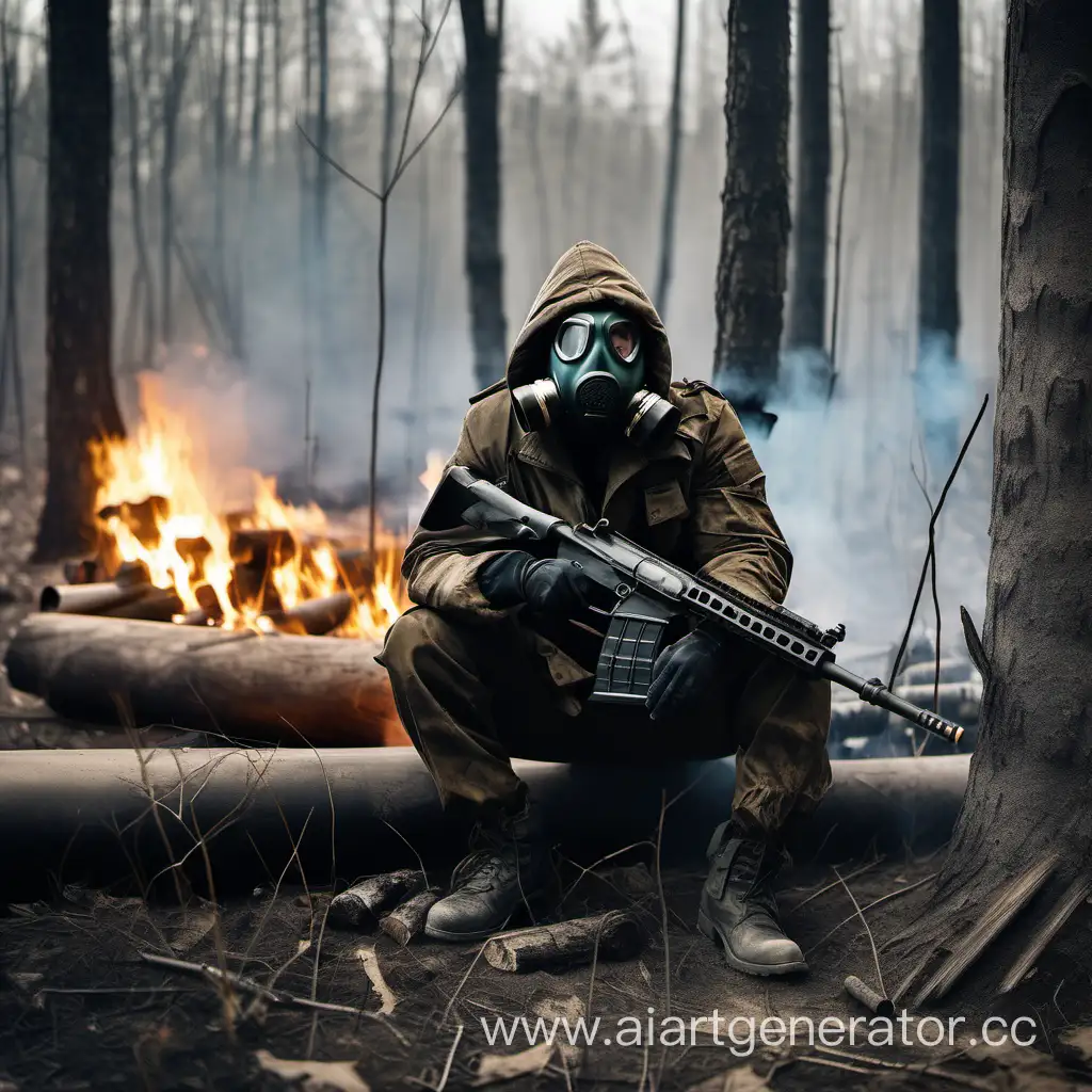 Sinister-Stalker-in-Gas-Mask-with-Rifle-in-Forest