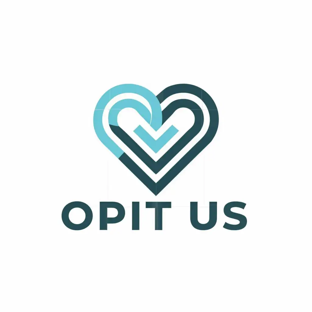 a logo design,with the text "Opt Us", main symbol:caring,Moderate,be used in Finance industry,clear background