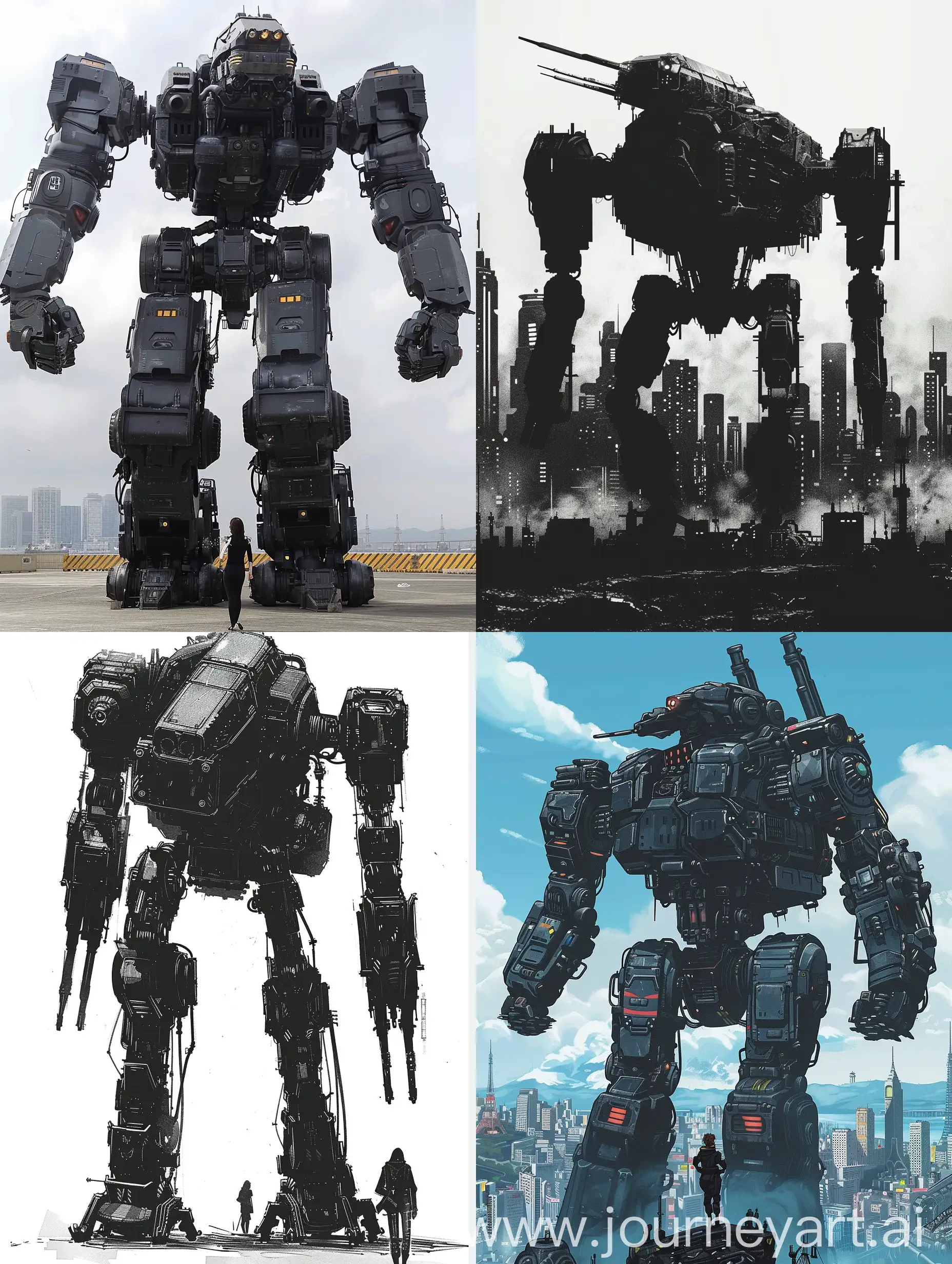 Enormous-Black-Mechas-Standing-Tall-Across-the-Pacific