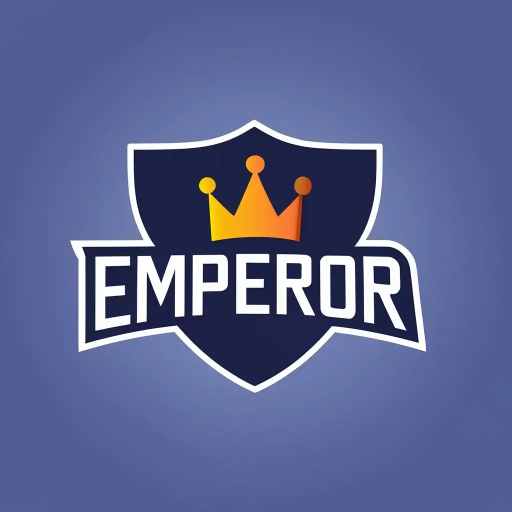 logo, Crown, with the text "Emperor", typography, be used in Technology industry