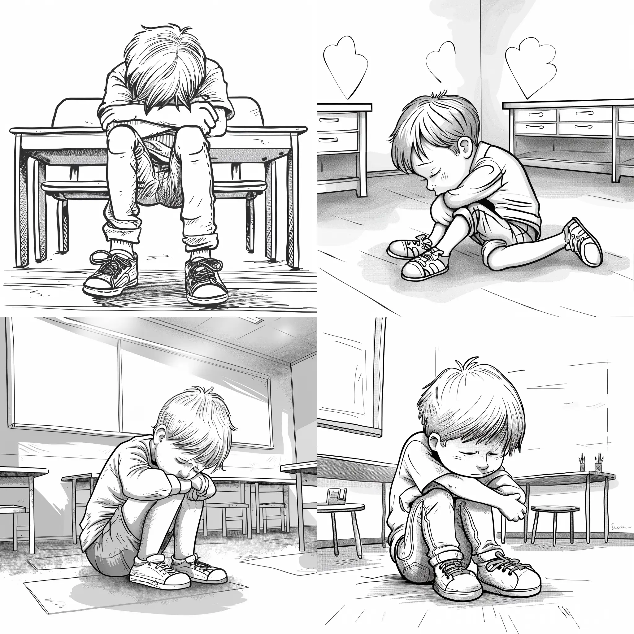 Focused-CartoonStyle-Boy-in-Classroom-with-Coloring-Book