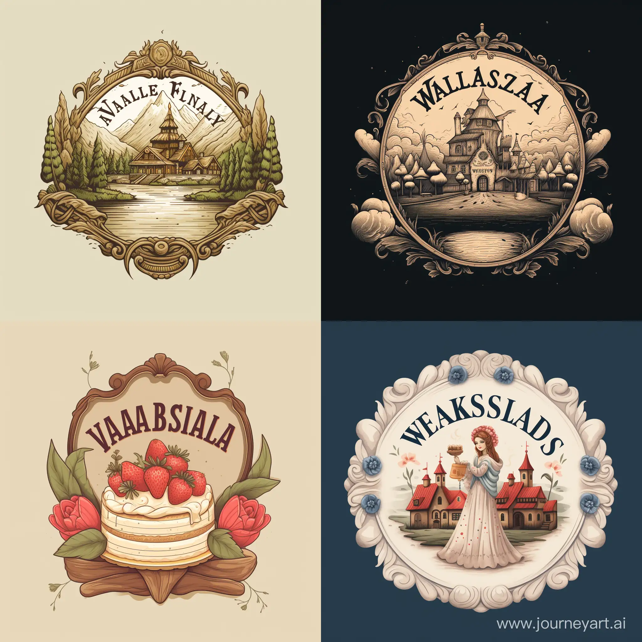 Нарисуй логотип для пекарни Василиса