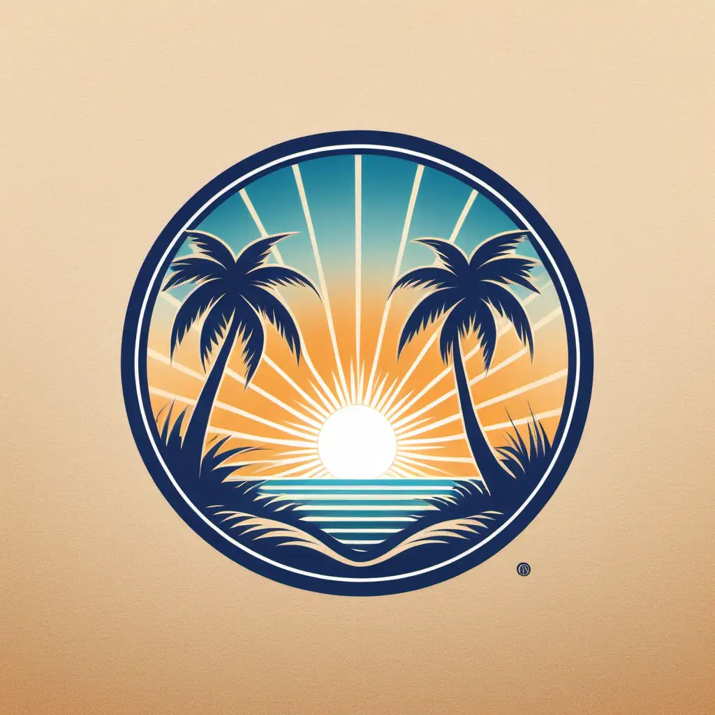 Renewal and Hope Vibrant Florida Sunrise Logo for Recovery Alive