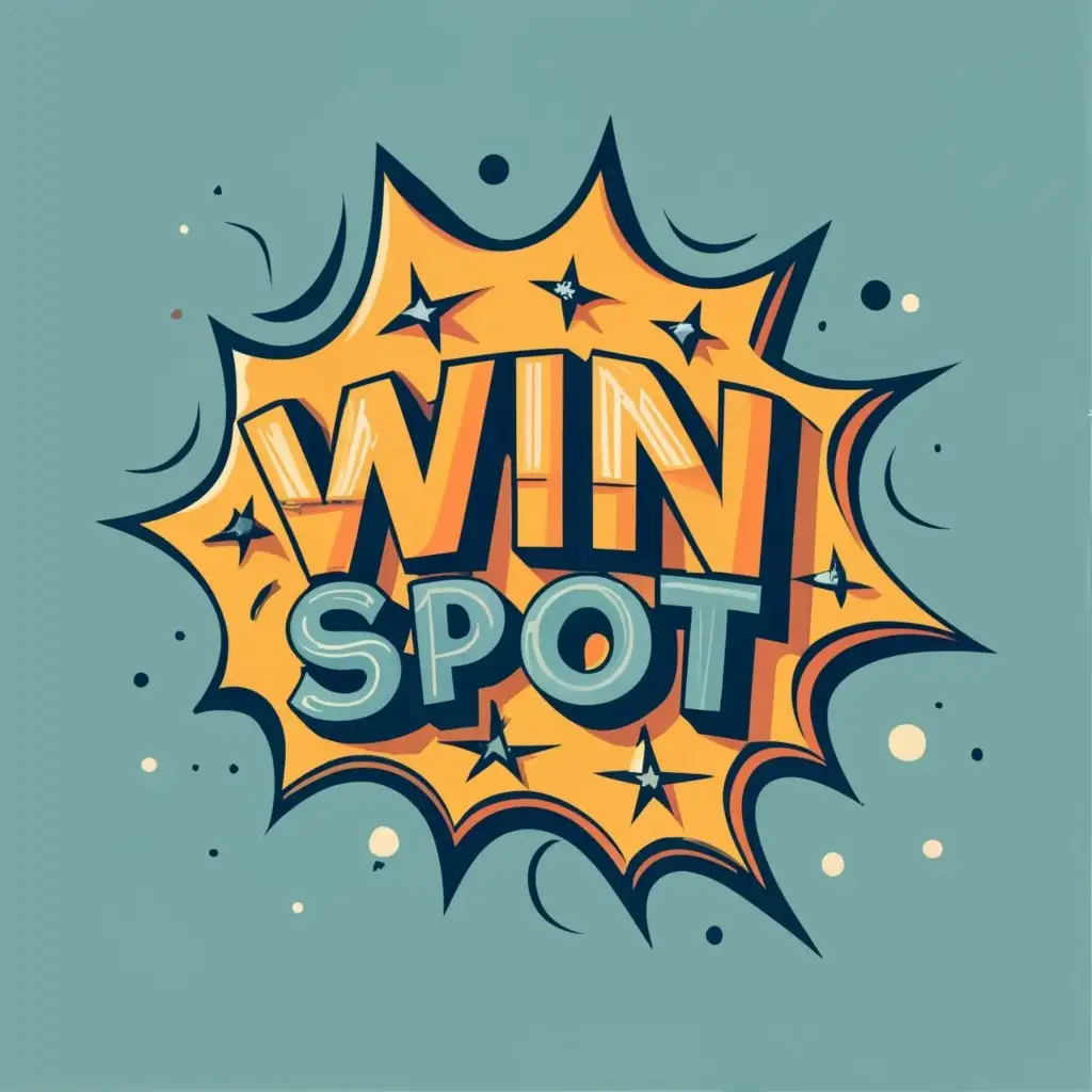 logo, money, with the text "win spot", typography, be used in sports betting site