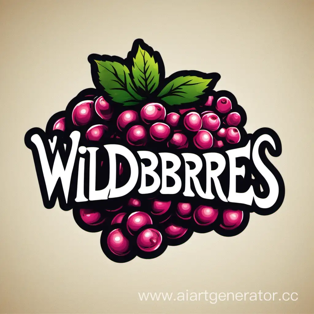 Colorful-Wildberries-Logo-in-Nature-Setting