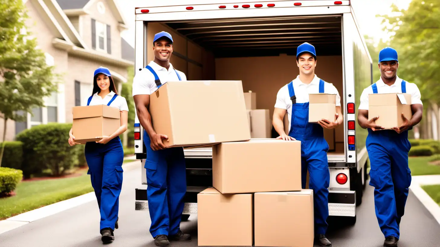 Professional Rights and Responsibilities Hiring a Moving Company with Realistic American Scenes