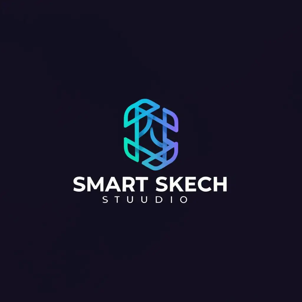 a logo design,with the text "smart sketch studio", main symbol:photoshop,complex,clear background