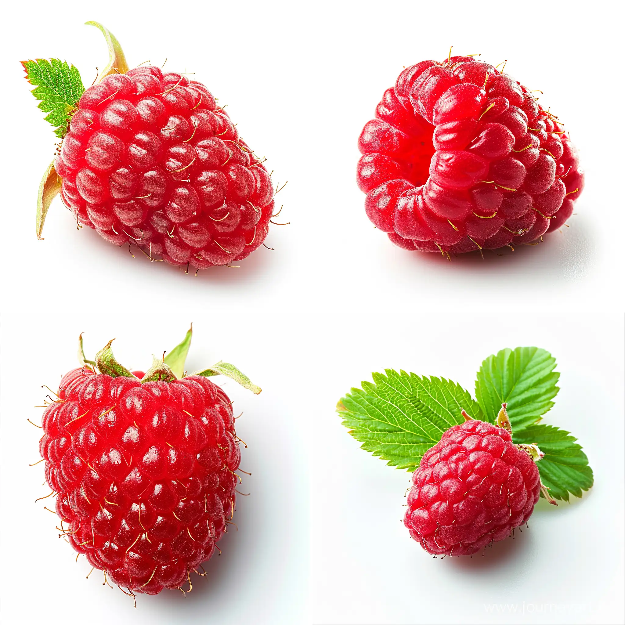 Fresh-Red-Raspberry-on-Clean-White-Background