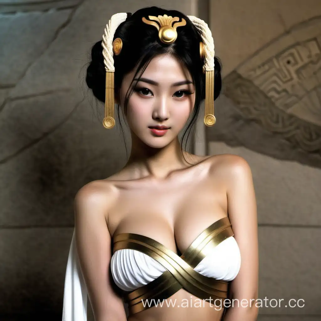 Captivating-Elegance-Enchanting-Fusion-of-Ancient-Greek-Aesthetics-and-Modern-Asian-Beauty