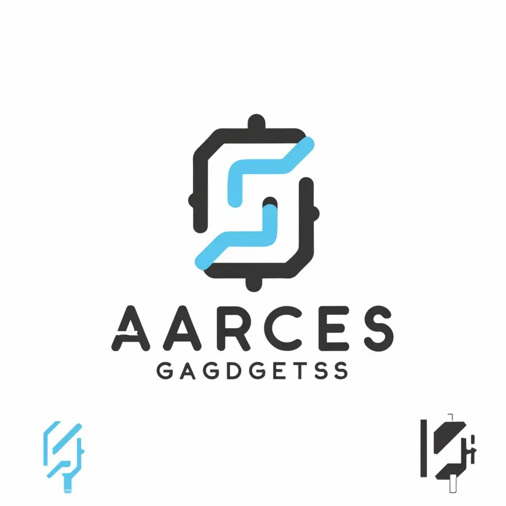 a logo design,with the text "ARCE Gadgets", main symbol:gadgets,Moderate,clear background