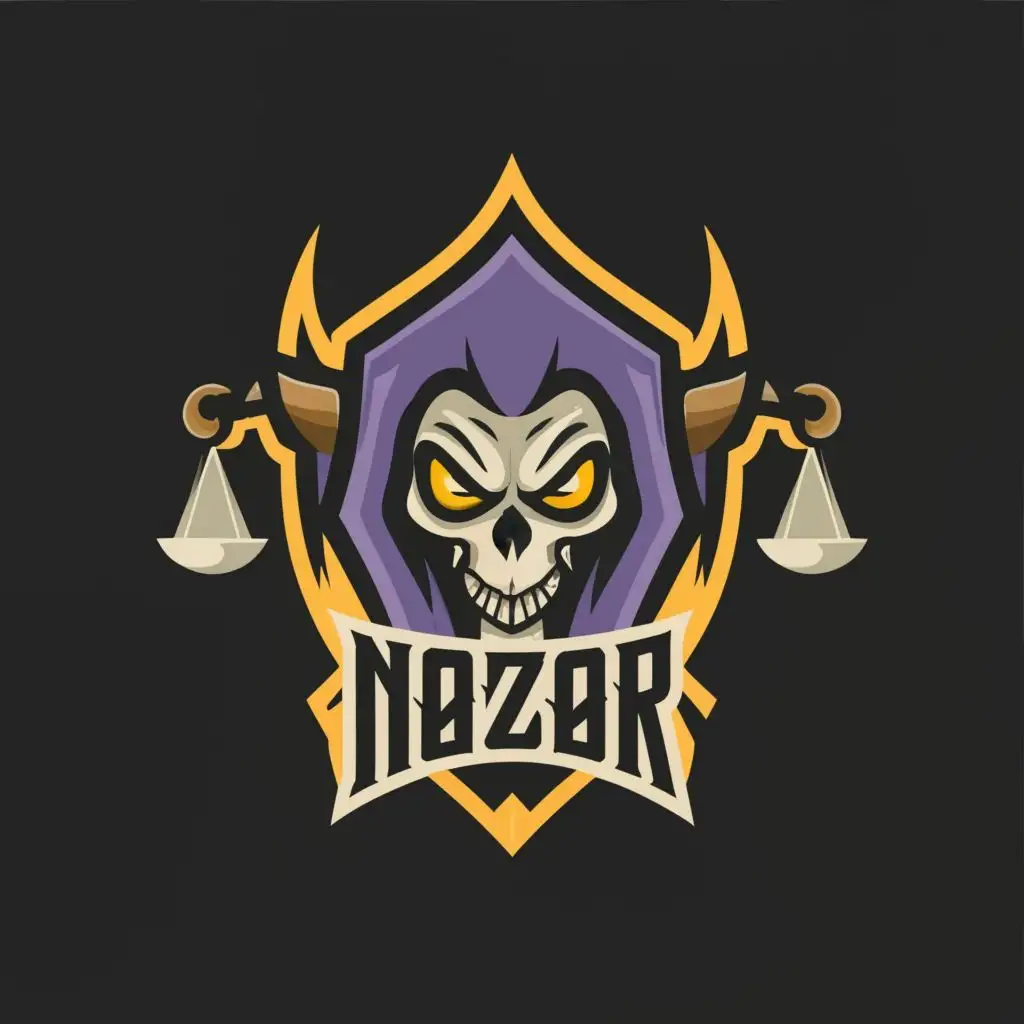 logo, Scary and dangerous, with the text "nazar", typography, be used in Legal industry