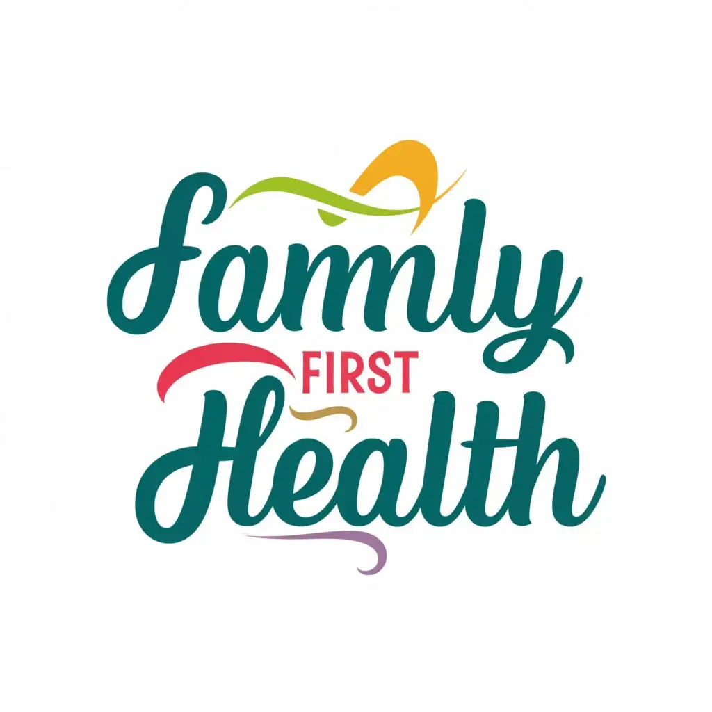 logo, Primary Care
- Transgender Health Care
- Mental Health, with the text "Family First Health", typography, be used in Medical Dental industry