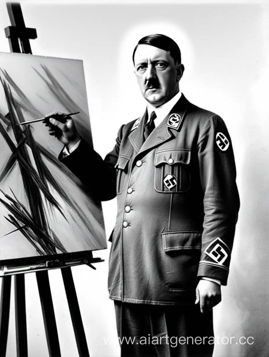 Адольф Гитлер стал художником